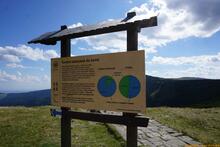 Sniezka / Sněžka an der Grenze zwischen Polen und Tschechien - Riesengebirge