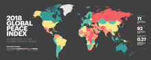 Die friedlichsten / sichersten und gefährlichsten Länder der Welt (Global Peace Index)