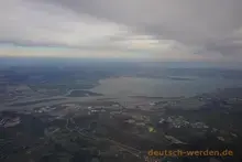 Lissabon, vom Flugzeug aus