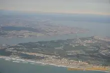 Lissabon, vom Flugzeug aus