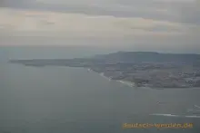 Lissabon, vom Flugzeug aus